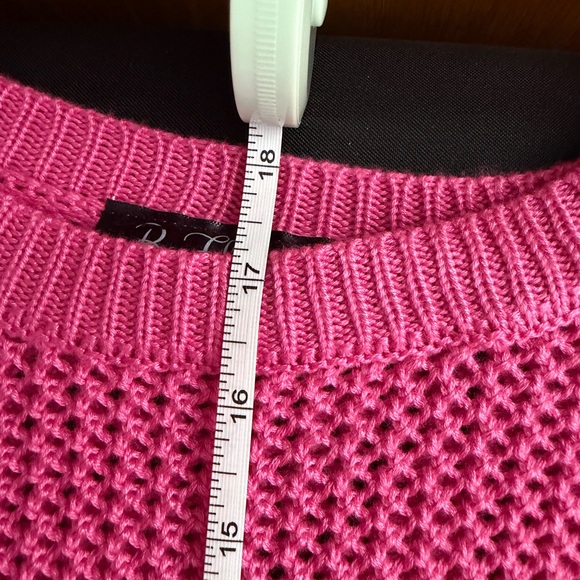 Pink Heart Knit Sweater - Picture 6 of 6